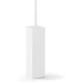 Zack Toiletbørste CARVO 42 cm, stående, hvid, rustfrit stål,