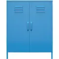 Dorel Home - Skab med to låger Cache - Blå - Skænke & sideboards - - Homeroom