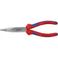 Knipex Fladrundtang med skær sort atramenteret 200 mm, 26 22 200