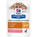 Hill's Pet Nutrition K/D Kidney Care vådfoder til katte med laks (portionsposer)