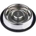 TIAKI Slow-Feeding-skål Silvered - 1120 ml, Ø 29 cm