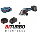 Bosch Gws 18v-15 Sc+2x5.5ah Procore 18v+l-boxx Vinkelsliber