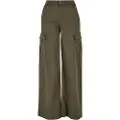 Urban Classics Twill Cargobukser Med Høj Talje