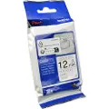 Brother Tape Stof 12mm Tze-r231 Sort/hvid