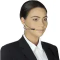 Røde Lav-headset Medium
