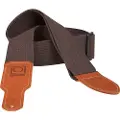 Roland 2 Brown Cotton Guitar Strap