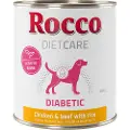 Rocco Diabetic Kylling & Okse med Ris 800g 24 x 800 g