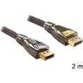 DeLOCK 4k Premium Displayport-kabel 2 M