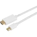 Prokord Hdmi-kabel 3m. Mini Displayport Hdmi Hvid
