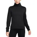 Nike Therma-FIT Swift Element-løbetrøje med rullekrave til kvinder - sort