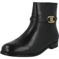 Ralph Lauren Lauren Ralph Laurentil kvinder. 802912273001 Briela ankelstøvler i læder sort (36), 1-3 cm, Lynlås, Casual