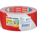 TESA Signal Universal Warning marking tape 66m x 50mm Red-White