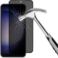 Mtp Products Samsung Galaxy S23 FE Privacy Full Cover Hærdet Glas Skærmbeskytter - Sort Kant