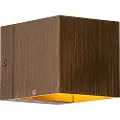 QAZQA Moderne væglampe mørk bronze - Transfer