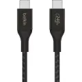 Belkin 240w Usb-c To Usb-c Cable Braided 1m. Usb C Usb C Sort