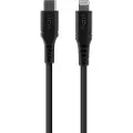 FIXED LIQUID Silicone - USB-C <-> Lightning - 0.5m - Sort