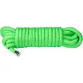 Ouch! ! - selvlysende bondage reb - 5m (grøn)