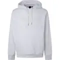 Hackett London Hackett Londontil mænd. HM581094 Sweatshirt AMR Logo præget hvid (M), Casual, Lange ærmer, Økologisk bomuld, Bæredygtig