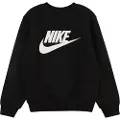 Nike Sportswear Club Fleece-sweatshirt til større børn - sort
