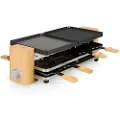 Princess - Raclette Pure 8 Bamboo 162918 - Toast- & vaffeljern - - Homeroom