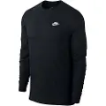 Nike Langærmet Nike Sportswear Club-T-shirt til mænd - sort