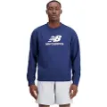 New Balance Essentials Stacked Logo French Terry Sweatshirt