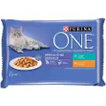 Purina One Økonomipakke PURINA ONE 8 x 85 g - Sensitiv kylling og tun