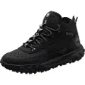 Timberland Timberlandtil mænd. TB0A5VAC0151 GreenStride Motion 6 snørestøvler i læder til bjergbestigning med mellemkalv, sort (47.5), Fast, Blonder, C