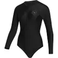 Mystic Jayde Swimsuit Dame Langærmet Rashguard Med Halv Lynlås