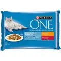 Purina One 4 x 85 g - Sterilcat kylling og oksekød