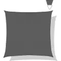 Vonroc Solsejl Square - Premium - 360×360 cm - Vandafvisende | Grå