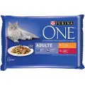Purina One 24 x 85 g økonomipakke - Kylling og oksekød til voksne