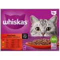 Whiskas 1+ Classic Selection i sauce vådfoder til katte multipack måltidsposer