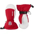 Hestra Army Leather Heli Ski Jr, skiluffer, junior, rød