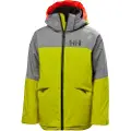 Helly Hansen Summit, skijakke, junior, gulgrøn