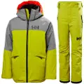 Helly Hansen Summit, skijakke, junior, gulgrøn