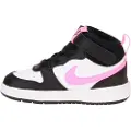 Nike NikeCourt Borough Mid 2-sko til babyer/småbørn - sort