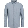 Jack & Jones Classic Melange Skjorte Med Lange ærmer