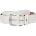 Tommy Hilfiger Tommy Hilfigertil mænd. AM0AM08360 Ny Denton 3.5 læderbælte hvid (115 cm), Casual