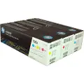 HP 128A / CF371AM 3-Pack (Yellow Cyan Magenta) Toner - Lasertoner Cyan, Magenta, Gul