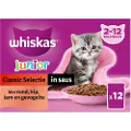 Whiskas Junior Classic Selection i sauce multipack (12 x 85 g)