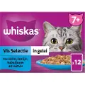 Whiskas 7+ Selection i gelé - Fisk - 12 x 85 g
