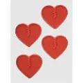 Crab Grab Mini Hearts Stomp pad rød