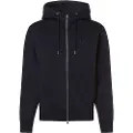Gant Ganttil kvinder. 4200671 Tonal Shield navy hættetrøje med lynlås (XS), Casual, Bomuld, Lange ærmer, Blå