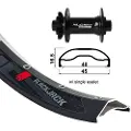 Xlc Rodi Ready 40 Evo 27.5´´ 6b Disc Mtb Forhjul
