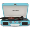 Crosley Cruiser Deluxe Portable Turntable Bluetooth Out Turquoise