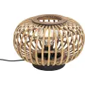 QAZQA Oriental bordlampe bambus - Amira
