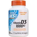 Doctors Best Vitamin D3, 1000 IE - 180 softgels