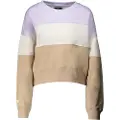 Converse Sweatshirts Converse COLOR-BLOCKED CHAIN STITCH dame EU L