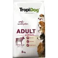 Tropidog Premium Adult Small, oksekød og ris - 8 kg